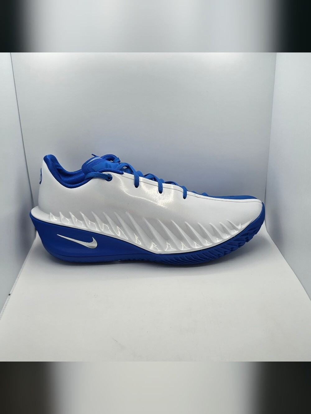 Nike G.T. Cut 4 Basketball Shoes (White/Game Royal/Metallic Silver)